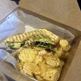 Chicken pesto panini Chicken pesto panini