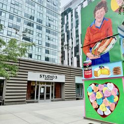 Studio 3 - Can't miss Studio 3 if you look for a giant Julia Child out front
