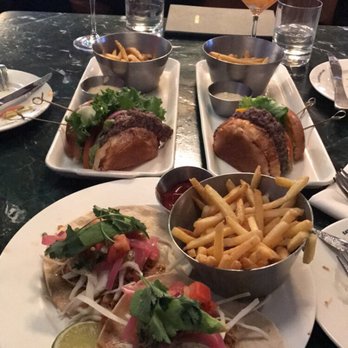 Earls Kitchen + Bar - Chicken taco with golden fries - New American Near Me - Boston, Massachusetts Earls Kitchen + Bar - Chicken taco with golden fries - New American Near Me - Boston, Massachusetts