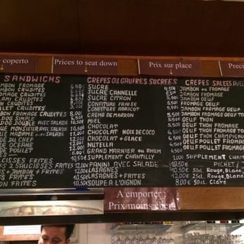 Croque Minute - Menu - Creperies Near Me - Paris, 75 Croque Minute - Menu - Creperies Near Me - Paris, 75