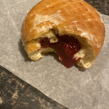 Elias Donut - Glazed Raspberry Filled Paczki! - Donuts Near Me - Detroit, Michigan Elias Donut - Glazed Raspberry Filled Paczki! - Donuts Near Me - Detroit, Michigan