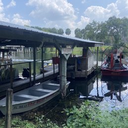 The boat dock The boat dock