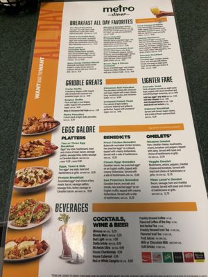 Menu photo 3 Metro Diner Fredericksburg, VA