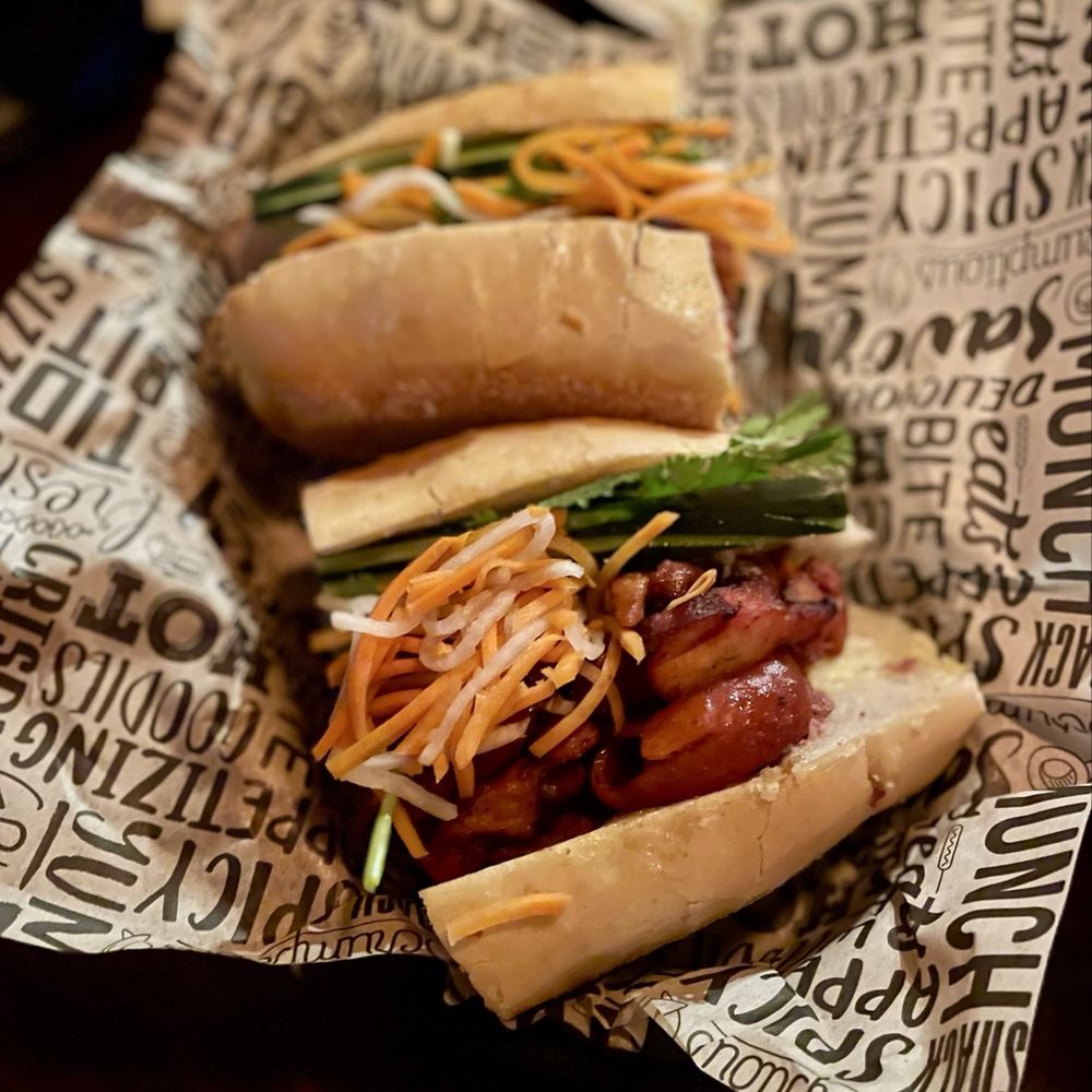 IPho - Grilled chicken banh mi (grilled chicken, cucumber, pickled carrots & daikon, cilantro, on baguette) - so good! - Vietnamese Near Me - New Paltz, New York IPho - Grilled chicken banh mi (grilled chicken, cucumber, pickled carrots & daikon, cilantro, on baguette) - so good! - Vietnamese Near Me - New Paltz, New York