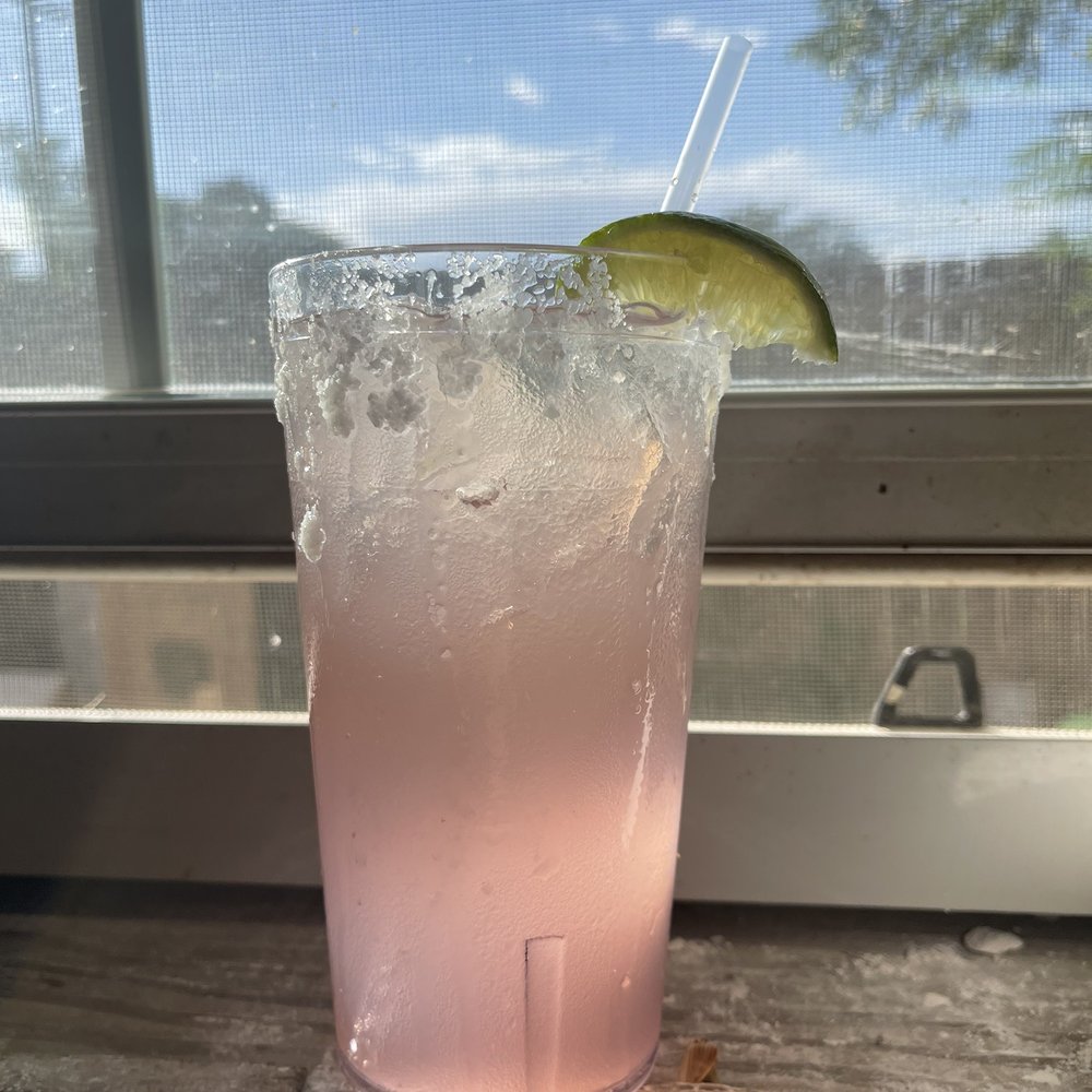 Joe’s Bar and Grill - Cayman jack margarita with Tamara's special addition of grenadine! - Burgers Near Me - Balmorhea, Texas