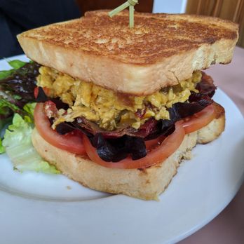 Atlas Eats Kitchen & Bake Shop - Special: milk bread, scrambled eggs, peppers, onion, w/ salad - Breakfast & Brunch Near Me - Irondequoit, New York Atlas Eats Kitchen & Bake Shop - Special: milk bread, scrambled eggs, peppers, onion, w/ salad - Breakfast & Brunch Near Me - Irondequoit, New York
