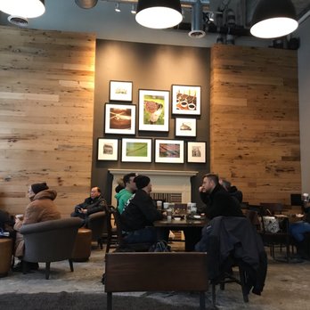 Starbucks - Seating is limited but if you can grab one of the couches at the end, it's a great spot to get some work done - Coffee & Tea Near Me - Toronto, Ontario