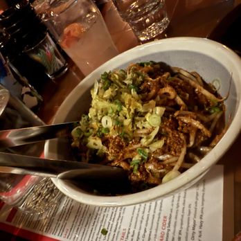 Myers & Chang - Spicy Wild Boar Dan Dan Noodles- way too salty - Asian Fusion Near Me - Boston, Massachusetts