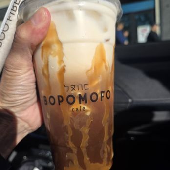 Bopomofo Cafe - Brown Sugar Pudding Milk Tea - Bubble Tea Near Me - Artesia, California