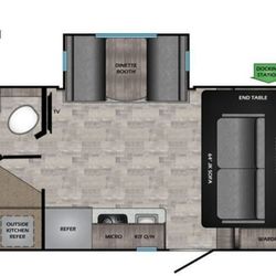 Valencia RV Rentals - Outside fridge