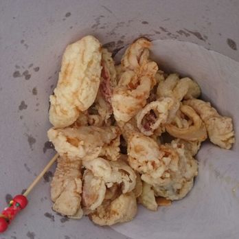 La Freiduría de Tere - Bottom of the cone. Was too hungry and forgot to take picture before eating - Seafood Near Me - Granada, GR