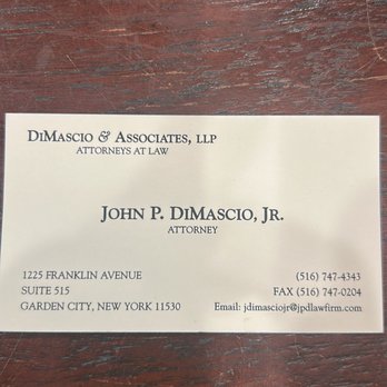 Dimascio John Atty - Lawyers Near Me - Garden City, New York Dimascio John Atty - Lawyers Near Me - Garden City, New York