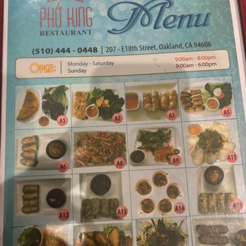 Pho King - Menu - Vietnamese Near Me - Oakland, California Pho King - Menu - Vietnamese Near Me - Oakland, California