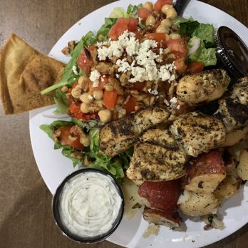 Taziki's Mediterranean Cafe - Chicken kabob Platter - Mediterranean Near Me - Alpharetta, Georgia Taziki's Mediterranean Cafe - Chicken kabob Platter - Mediterranean Near Me - Alpharetta, Georgia