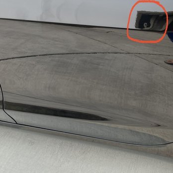 Dent & Ding Fix - Ding on the back door before the repair - Mobile Dent Repair Near Me Dent & Ding Fix - Ding on the back door before the repair - Mobile Dent Repair Near Me