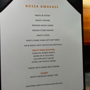 Nossa Omakase - Japanese Near Me - Miami Beach, Florida Nossa Omakase - Japanese Near Me - Miami Beach, Florida
