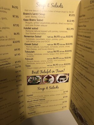 Menu photo 7 Esso Mediterranean Bistro Encino, CA