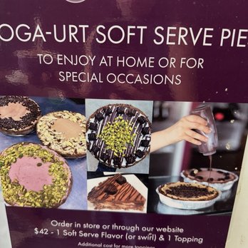 Yoga-urt - Yoga-urt special occasions: soft serve pie - Ice Cream & Frozen Yogurt Near Me - Los Angeles, California Yoga-urt - Yoga-urt special occasions: soft serve pie - Ice Cream & Frozen Yogurt Near Me - Los Angeles, California