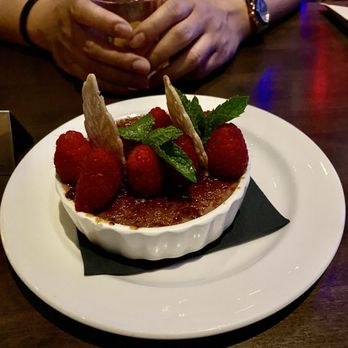 Bake's Place Bar & Bistro - Raspberry mouser brûlée - New American Near Me - Bellevue, Washington Bake's Place Bar & Bistro - Raspberry mouser brûlée - New American Near Me - Bellevue, Washington