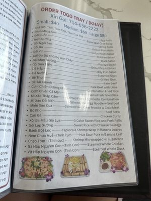Menu photo 5 Cho Tam Bien 2 Garden Grove, CA