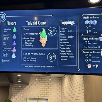 Uji Time Dessert - Menu - Desserts Near Me - Concord, California