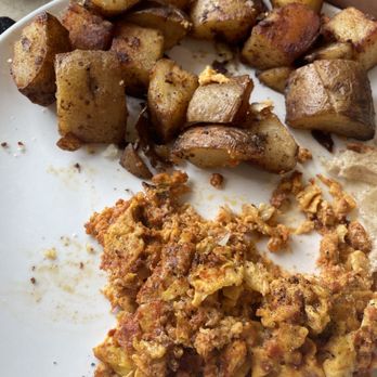 Cafe Topes - Chorizo and cheese with potatoes! My niece loved this dish! - Coffee & Tea Near Me - Carlsbad, California Cafe Topes - Chorizo and cheese with potatoes! My niece loved this dish! - Coffee & Tea Near Me - Carlsbad, California