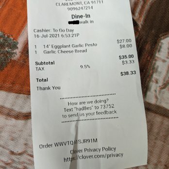 Pizza N Such - The damage - Pizza Near Me - Claremont, California