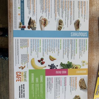Tropical Smoothie Cafe - Menu - Juice Bars & Smoothies Near Me - Mclean, Virginia
