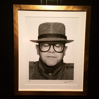 Autograph Brasserie - Terry O'Neil photo of Elton outside the restrooms. - Brasseries Near Me - Wayne, Pennsylvania