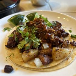 Tacos au bœuf sans fromage et sans crème.