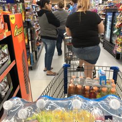Walmart Supercenter - Typical visit to Walmart! Over 20 minutes in line !