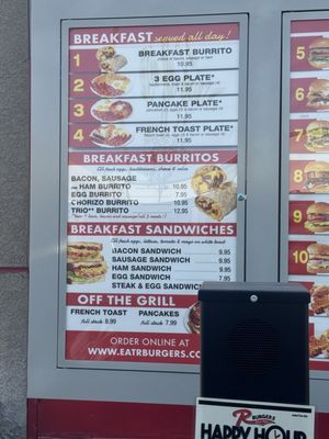 Menu photo 4 R Burgers Las Vegas, NV