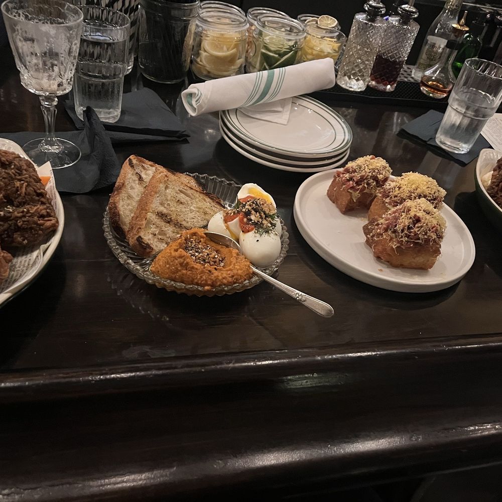 Cordelia - 2 small orders of Fried Chicken, Deviled Eggs, and Cesar Tartare. - New American Near Me - Cleveland, Ohio Cordelia - 2 small orders of Fried Chicken, Deviled Eggs, and Cesar Tartare. - New American Near Me - Cleveland, Ohio