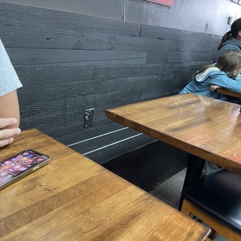 Chicken Party - Wall of indoor seating - Chicken Shop Near Me - Sacramento, California Chicken Party - Wall of indoor seating - Chicken Shop Near Me - Sacramento, California