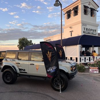 Trophy - Ford display of a bad boy Raptor Bronco! - Sports Bars Near Me - Chandler, Arizona Trophy - Ford display of a bad boy Raptor Bronco! - Sports Bars Near Me - Chandler, Arizona