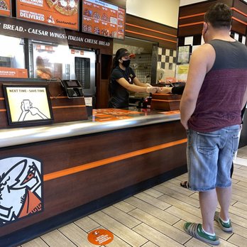 Little Caesars - Friendly fast service with PPE (Personal Protective Equipment i.e mask and gloves) - Pizza Near Me - Newark, California