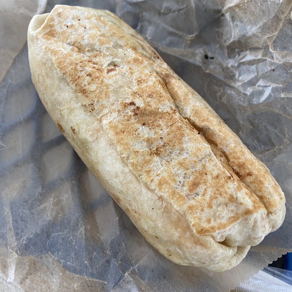 Burrito (no meat). Came with tater tots! Burrito (no meat). Came with tater tots!