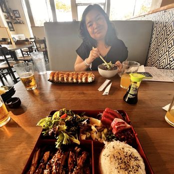 Sushi Q - Teriyaki Chicken and 5 pieces of Chef's choice Nigiri. All for only $20! No Brainer - Sushi Bars Near Me - Sacramento, California Sushi Q - Teriyaki Chicken and 5 pieces of Chef's choice Nigiri. All for only $20! No Brainer - Sushi Bars Near Me - Sacramento, California