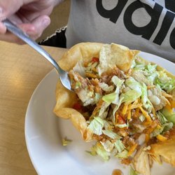 Chino’s Mexican Restaurant - This was the smallest taco salad we've ever seen - $8 and not even sour cream or guacamole, pathetic!