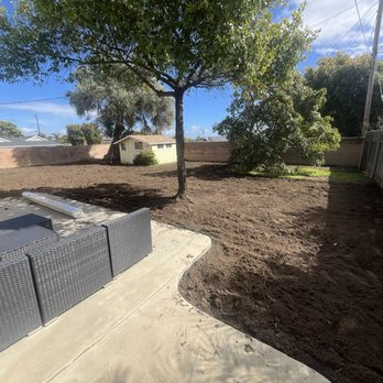 Jose’s Lawn Service & Hardscaping - Backyard before photo. - Landscaping Near Me
