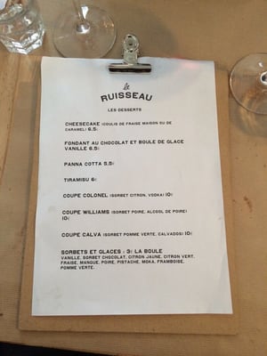 Menu photo 5 Le Ruisseau Paris, 75