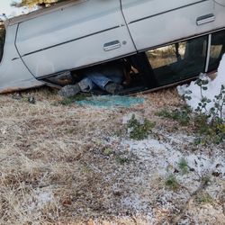 Rustic Ranch - The car we flipped