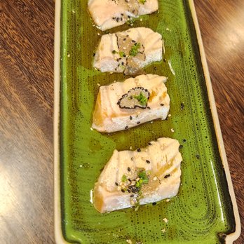 Blōōfin Sushi and Bar - Truffle Salmon - Japanese Near Me - Woodlands, Texas Blōōfin Sushi and Bar - Truffle Salmon - Japanese Near Me - Woodlands, Texas