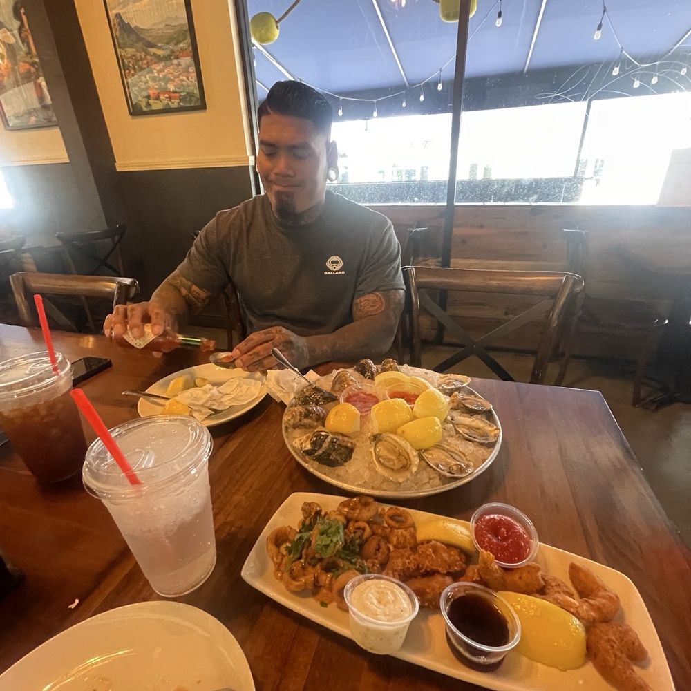 Pier 402 - Oysters and pick 3- shrimp, calamari and fish - Seafood Near Me - San Jose, California Pier 402 - Oysters and pick 3- shrimp, calamari and fish - Seafood Near Me - San Jose, California
