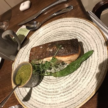 Antlers Lodge - Seared Faroe Island Salmon - American Near Me - San Antonio, Texas Antlers Lodge - Seared Faroe Island Salmon - American Near Me - San Antonio, Texas