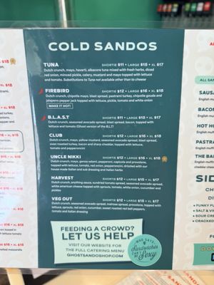 Menu photo 2 Ghost Sando Shop Huntington Beach, CA Menu photo 2 Ghost Sando Shop Huntington Beach, CA