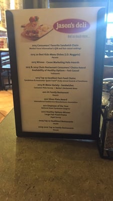 Menu photo 2 Jason's Deli Atlanta, GA Menu photo 2 Jason's Deli Atlanta, GA