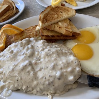 Arnie's Cafe - Chicken steak with gravy. Their famous meal! - Breakfast & Brunch Near Me - Warrenton, Oregon Arnie's Cafe - Chicken steak with gravy. Their famous meal! - Breakfast & Brunch Near Me - Warrenton, Oregon