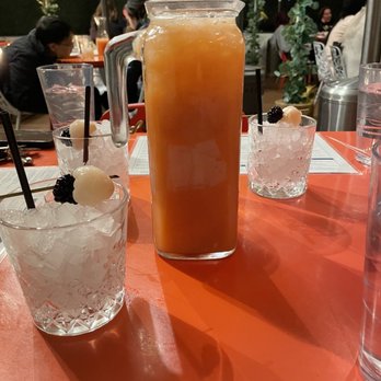 Water Tower Kitchen - Lily Lily's Rose Punch/Caraffe $60 - New American Near Me - Campbell, California Water Tower Kitchen - Lily Lily's Rose Punch/Caraffe $60 - New American Near Me - Campbell, California