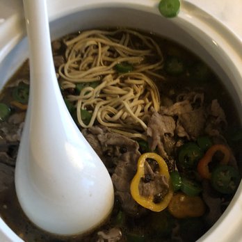 Chang'an - Small bowl of their famous beef soup. Barely fed 4 people with tiny white bowls. - Asian Fusion Near Me - Tustin, California Chang'an - Small bowl of their famous beef soup. Barely fed 4 people with tiny white bowls. - Asian Fusion Near Me - Tustin, California